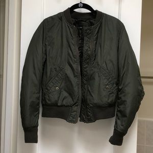 Green Uniqlo Bomber